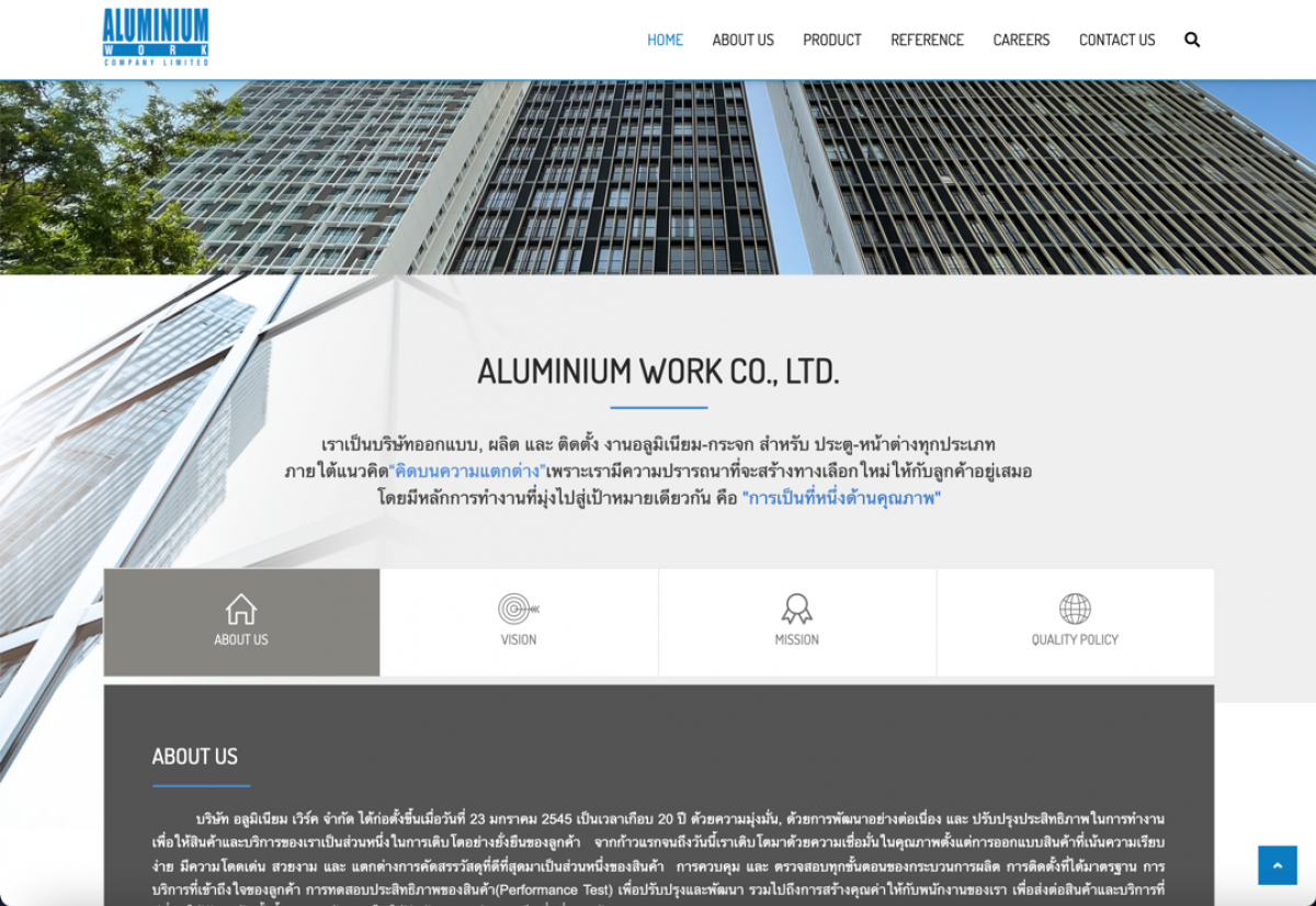 ALUMINIUM WORK CO., LTD.