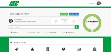 Ticket support system - ISC Co.,Ltd.